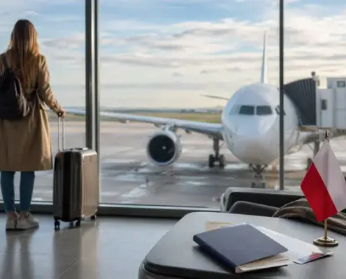 Авиасообщение Польши и США