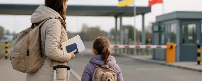 Выезд ребёнка из Украины в Польшу в 2026