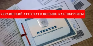Как получить украинский аттестат в Польше