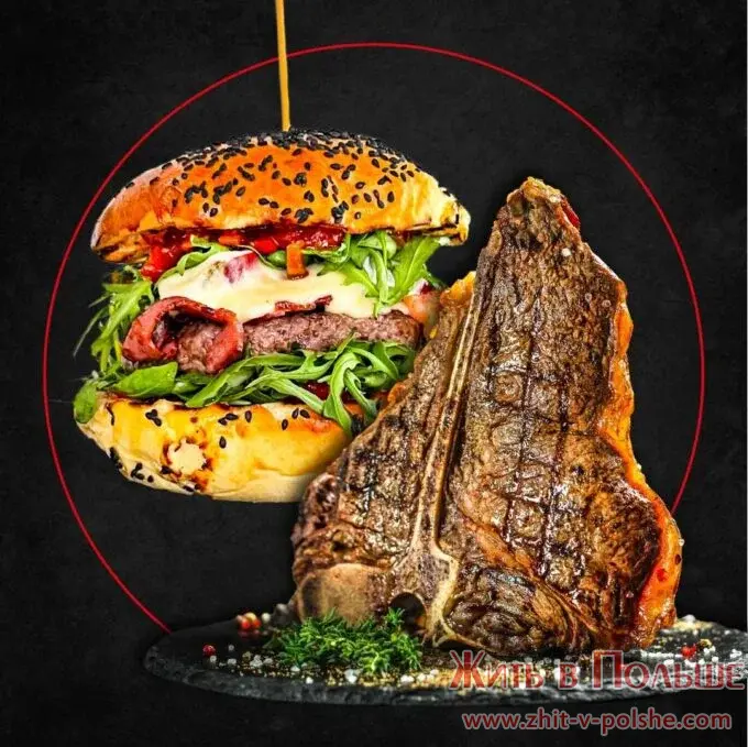 Ресторан Beef & Rock - мясное блюдо