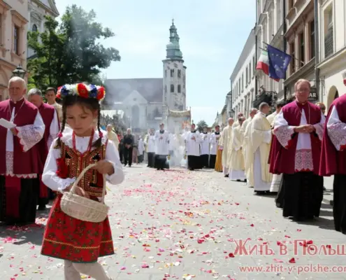божье тело праздник в Польше