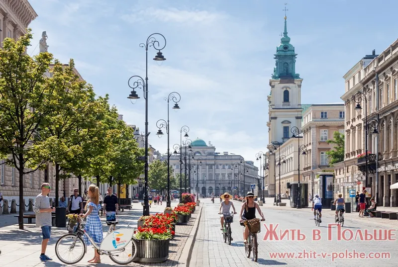 Краковский пригород в Варшаве