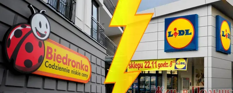 Сравнение зарплат в сетях Biedronka и Lidl