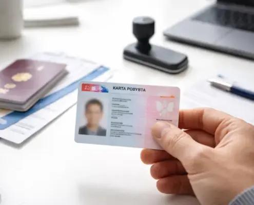 Карта побыта в Польше