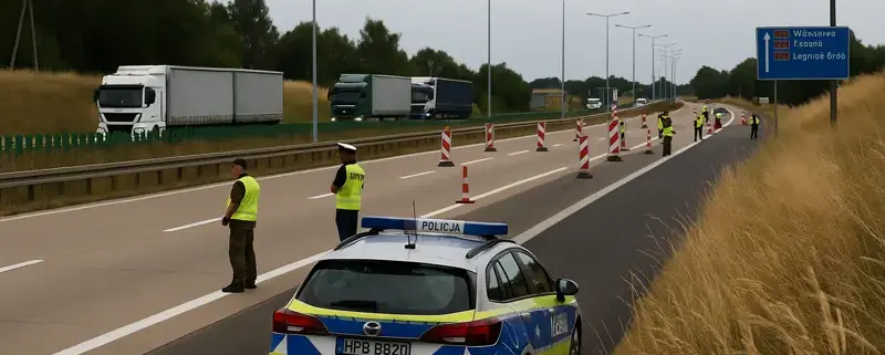 Польша ввела пограничный контроль с Германией и Литвой