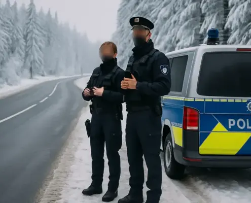 Штрафы в Германии зимой