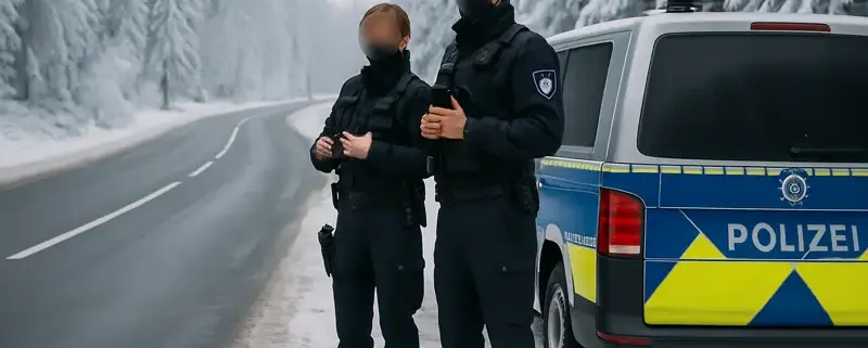 Штрафы в Германии зимой