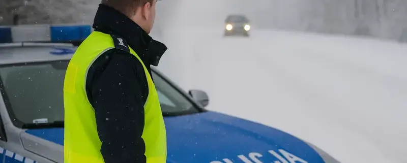 Штрафы в Польше зимой