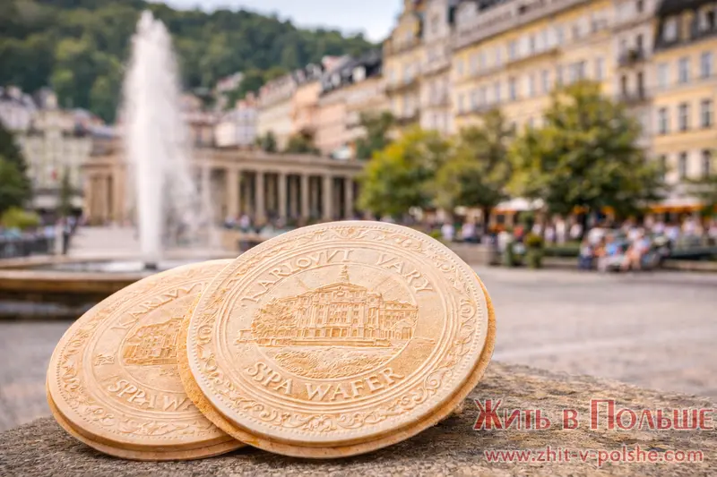знаменитые курортные вафли (lázeňské oplatky)