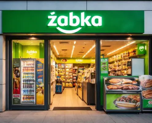 Магазин Жабка в Польше
