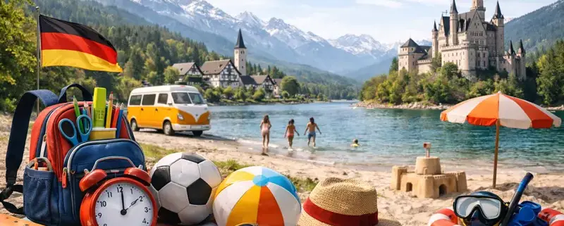 каникулы в Германии 2026