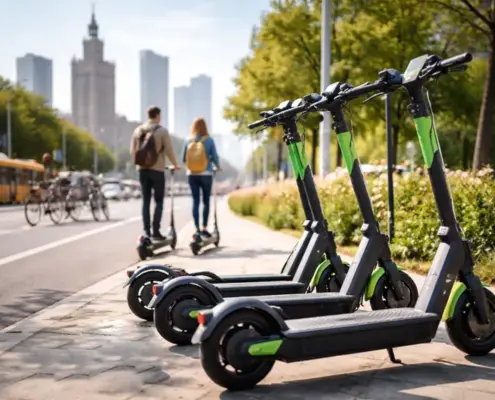 Электросамокаты напрокат в Польше