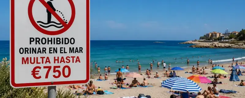 Штраф за мочеиспускание в море и песок в кармане