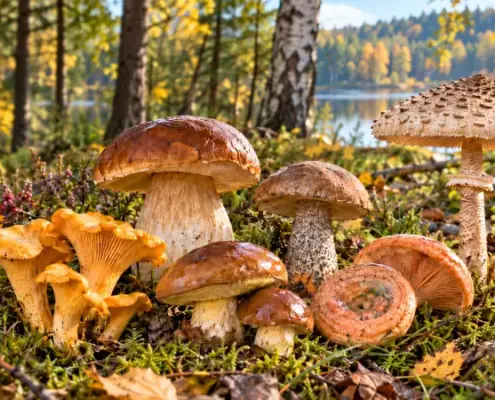 Съедобные грибы в Польше: фото и названия