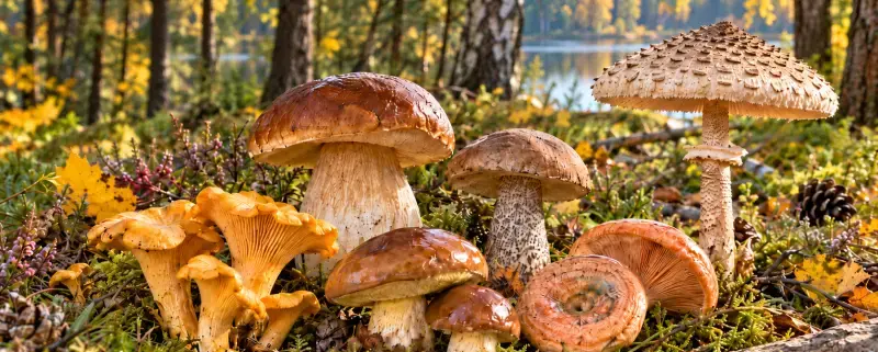 Съедобные грибы в Польше: фото и названия